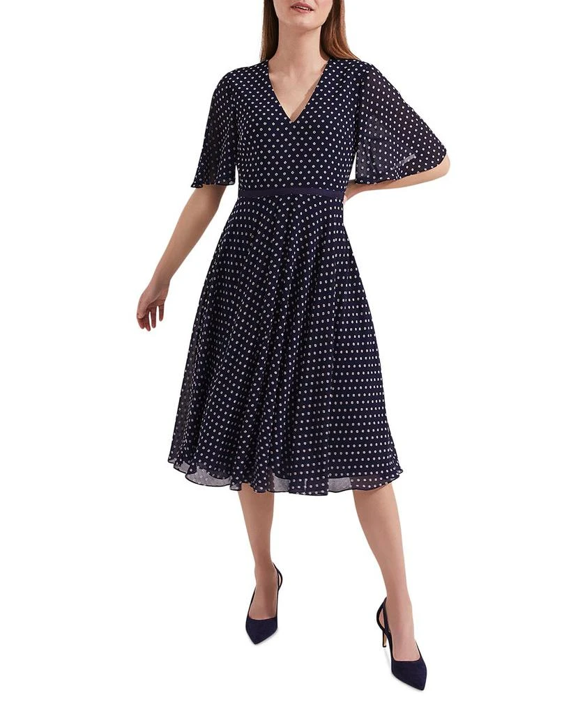HOBBS LONDON Celia Printed Dress 1