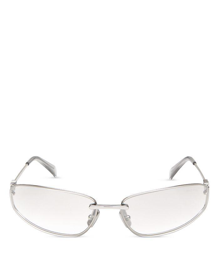 Miu Miu Shield Sunglasses, 69mm