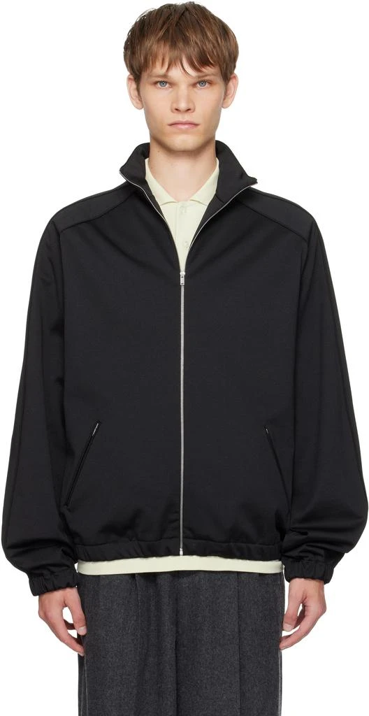 Jil Sander Black Zip Up Sweatshirt 1