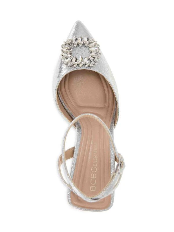 BCBG Ipany Ankle Strap Crystal Pumps 7