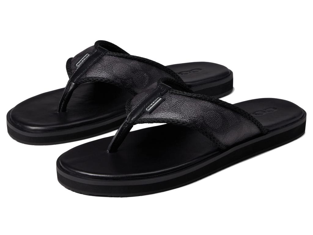 Coach flip flops size 11 on sale