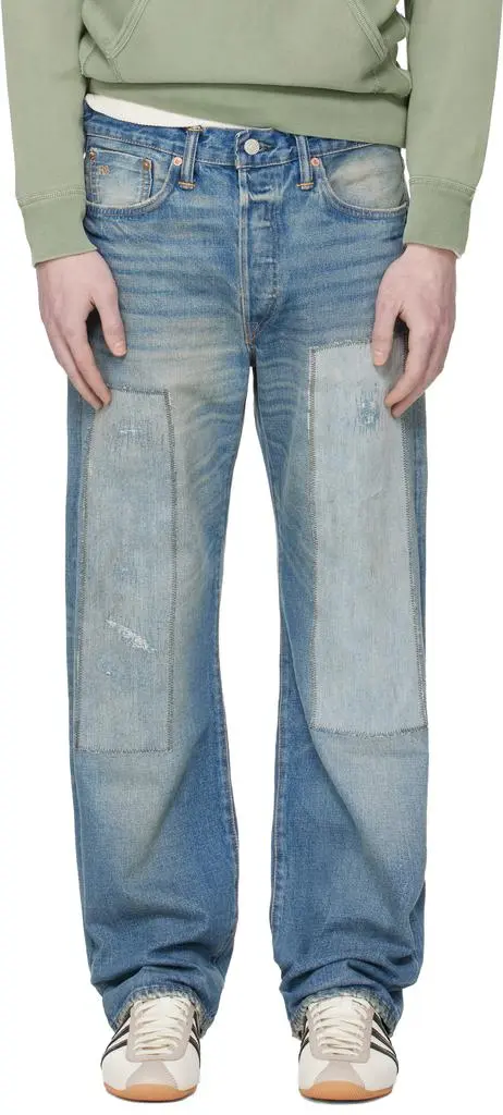 RRL Blue Vintage 5-Pocket Midlands Selvedge Jeans