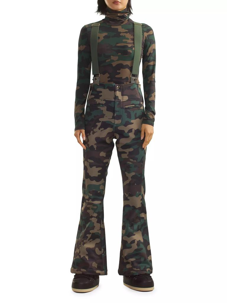 Cynthia Rowley Camouflage Turtleneck Top