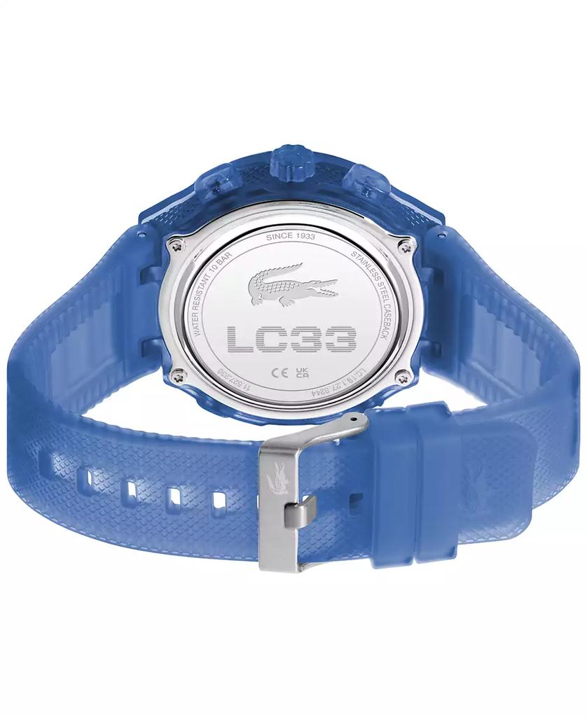 Lacoste Men's LC33 Blue Silicone Strap Watch