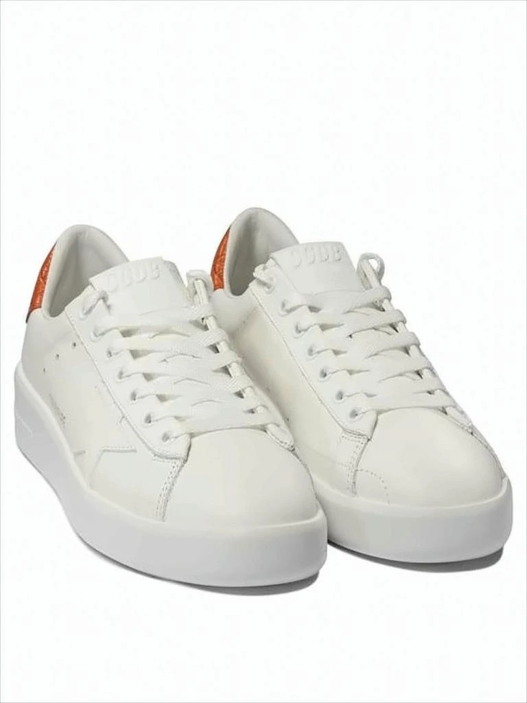 Golden Goose Smooth Leather Low-Top Sneakers with Textured Heel Tab 2