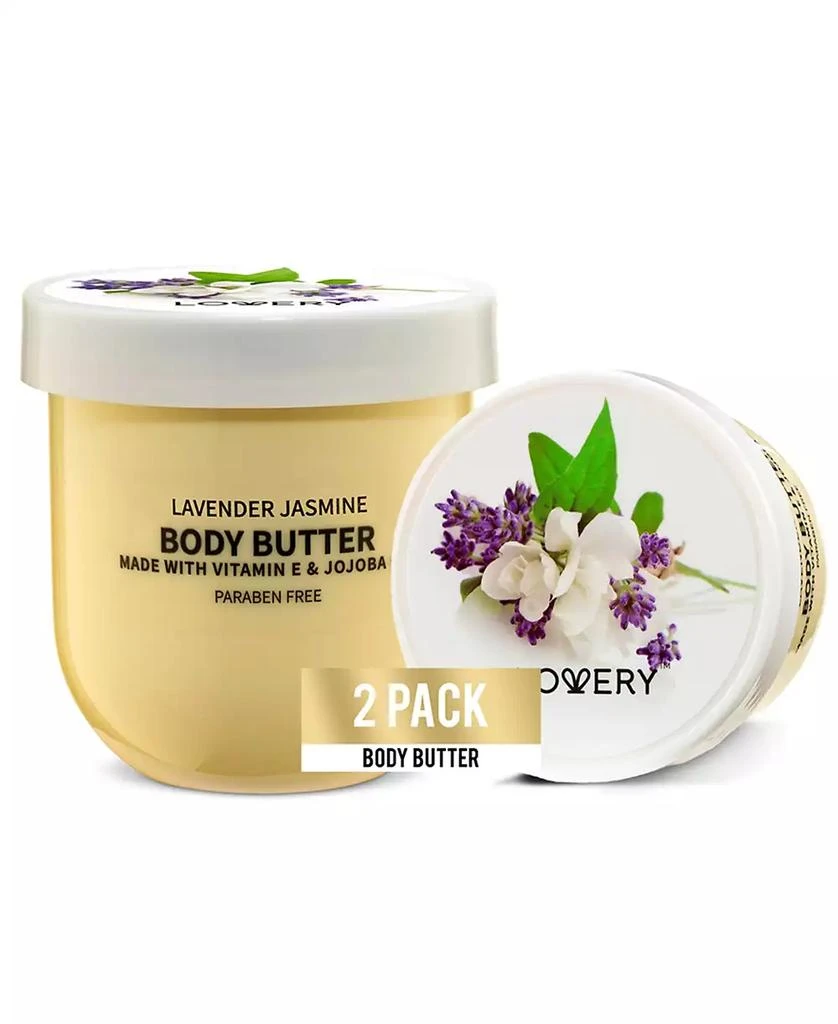 Lovery Lavender Jasmine Body Butter, 2-Pk. 1