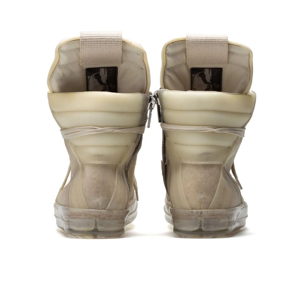 Rick Owens Geobasket Sneakers (Natural/Natural/Natural Clear) 4