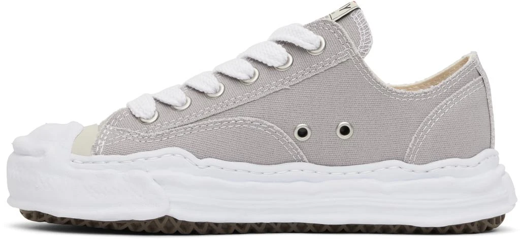 Maison MIHARA YASUHIRO Gray Hank OG Sole Canvas Low-Top Sneakers 3