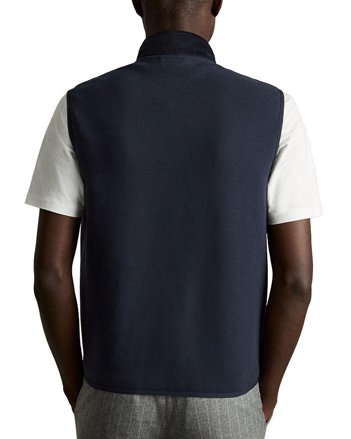 REISS Field Brushed Quilted Vest