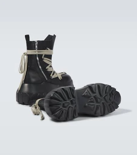 Rick Owens Megalace Mega Tractor lace-up boots 7
