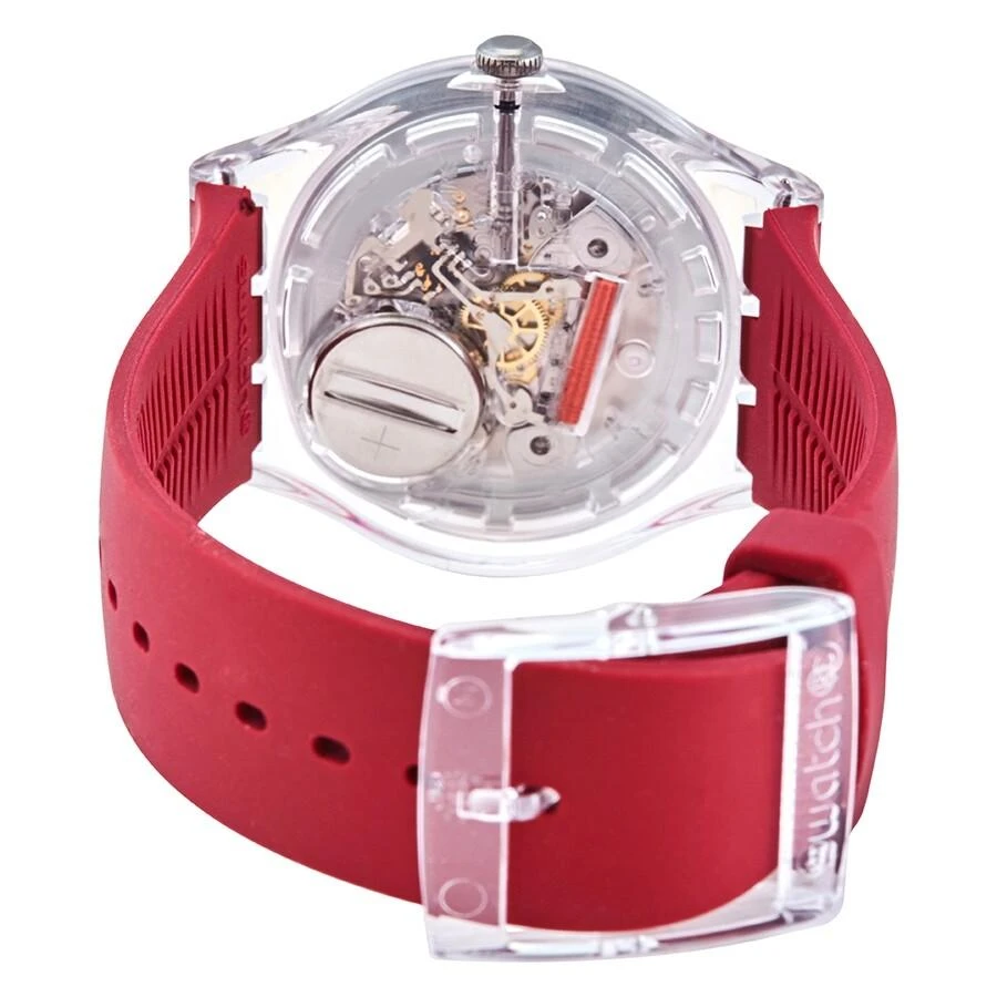 Swatch POLARED Quartz Red Dial Ladies Watch SUOK717 3