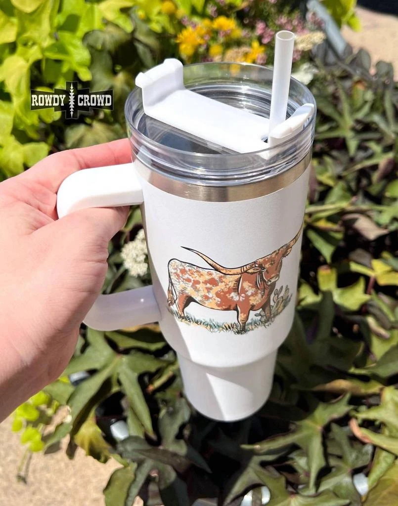 Rowdy Crowd Rowdy Crowd - No Bull 40 oz Stainless Steel Tumbler 3
