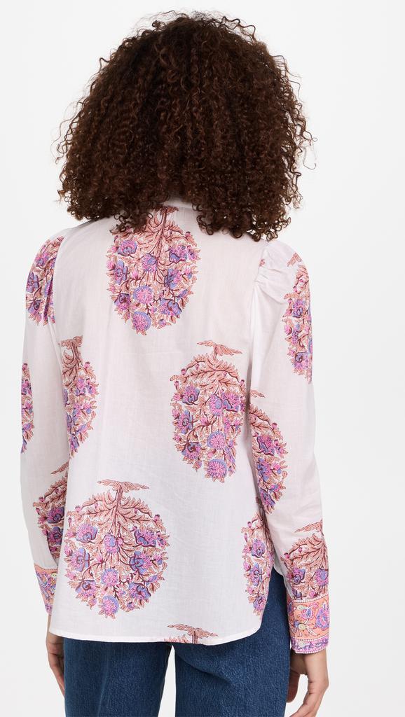 Alix of Bohemia Annabel Fig Flower Shirt