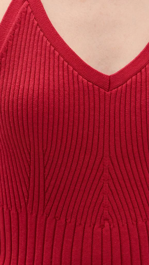 Reformation Delia Ribbed Halter Top 5