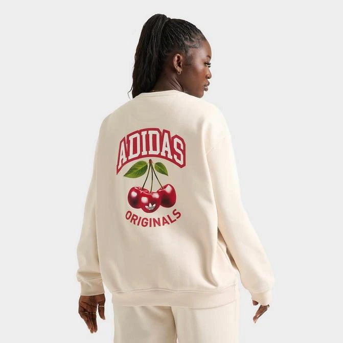 Adidas Women's adidas Originals Cherry Oversized Crewneck Sweatshirt 1