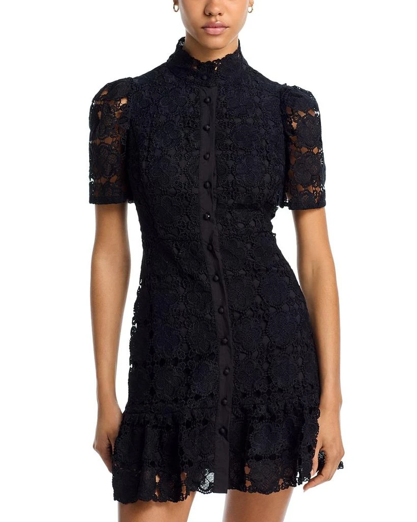 women's black lace dress Steve Madden Women's Mayci Cutout Dress - Black main image 0