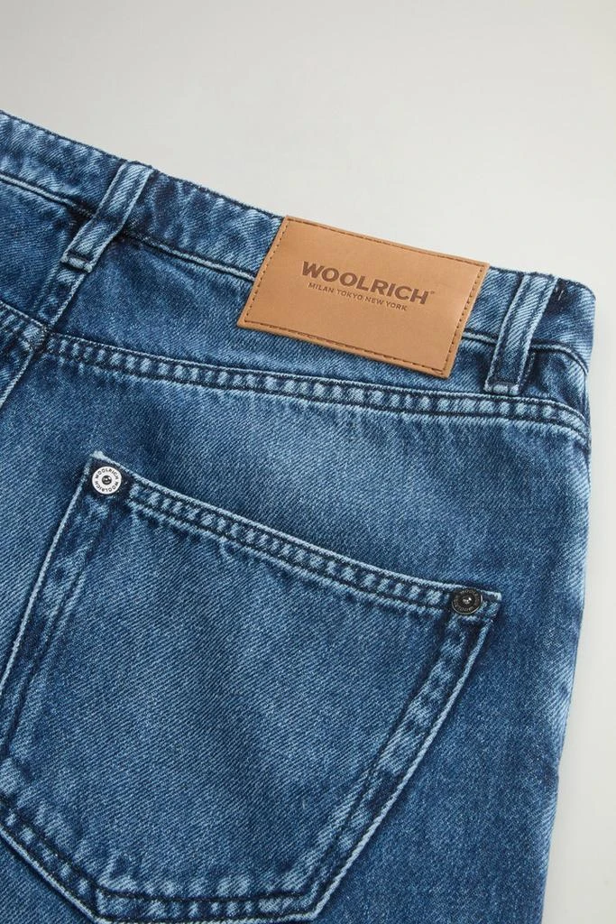 Woolrich Pants in Pure Cotton Denim - Women - Gray 5