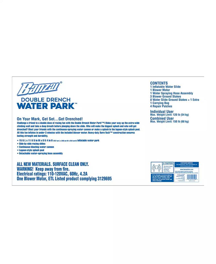 Banzai Double Drench Water Park Outdoor Toy