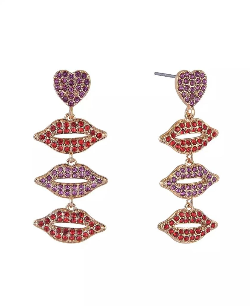 Hallmark Stone Lip Linear Earrings