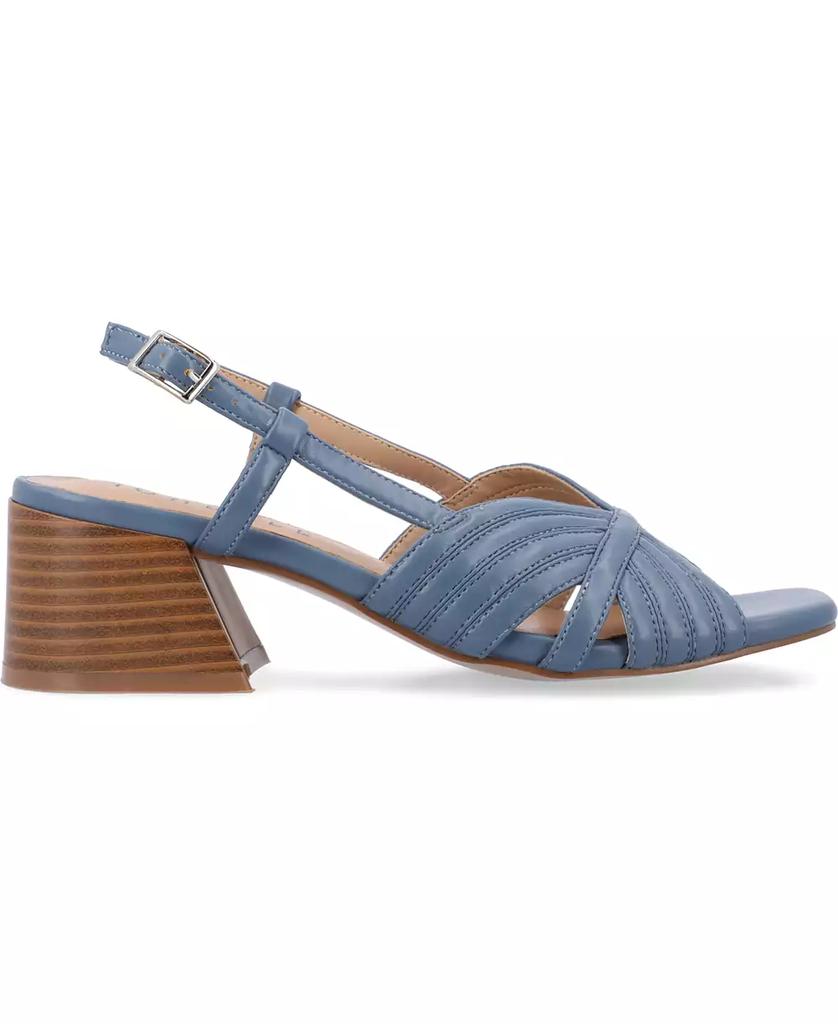 Journee Collection Women's Kirsi Square Toe Sandals