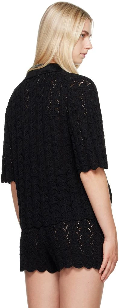 Loulou Studio Black Adria Cardigan 3