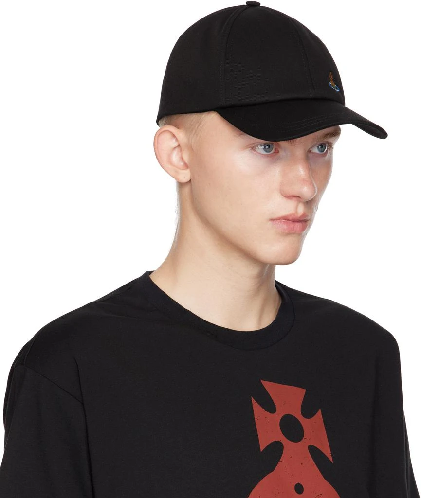 Vivienne Westwood Black Baseball Cap 2