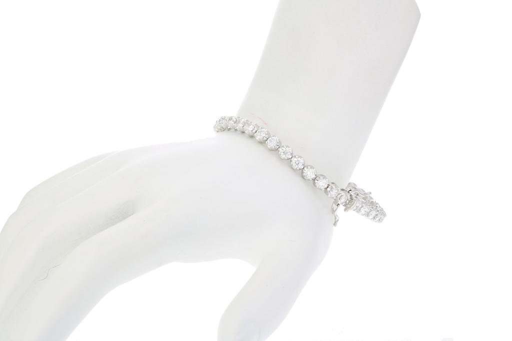 Vir Jewels 4 cttw Diamond Tennis Bracelet 14K White Gold Classic Round Prong Set 7 Inch