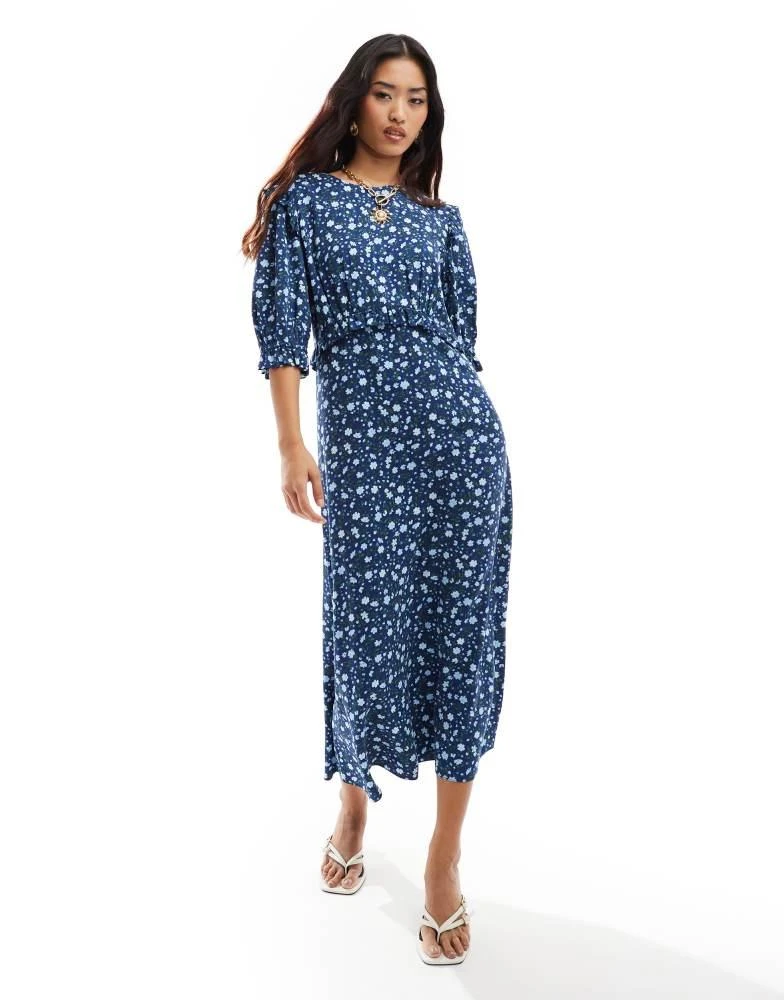 Nobody's Child Felicia midi dress in ditsy blue floral  On Sale Now with  Up to 32% Off | Discover Exclusive Deals & Savings at BeyondStyle   Authentic Nobody's Child Home|women with