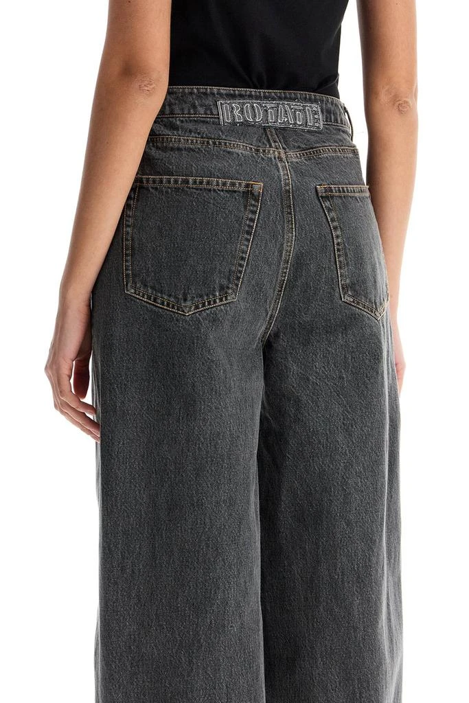 ROTATE Birger Christensen Denim Laced Leg Pant 4