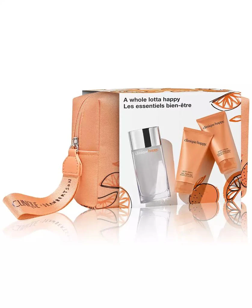 Clinique 4-Pc. A Whole Lotta Happy Perfume & Body Care Gift Set 1