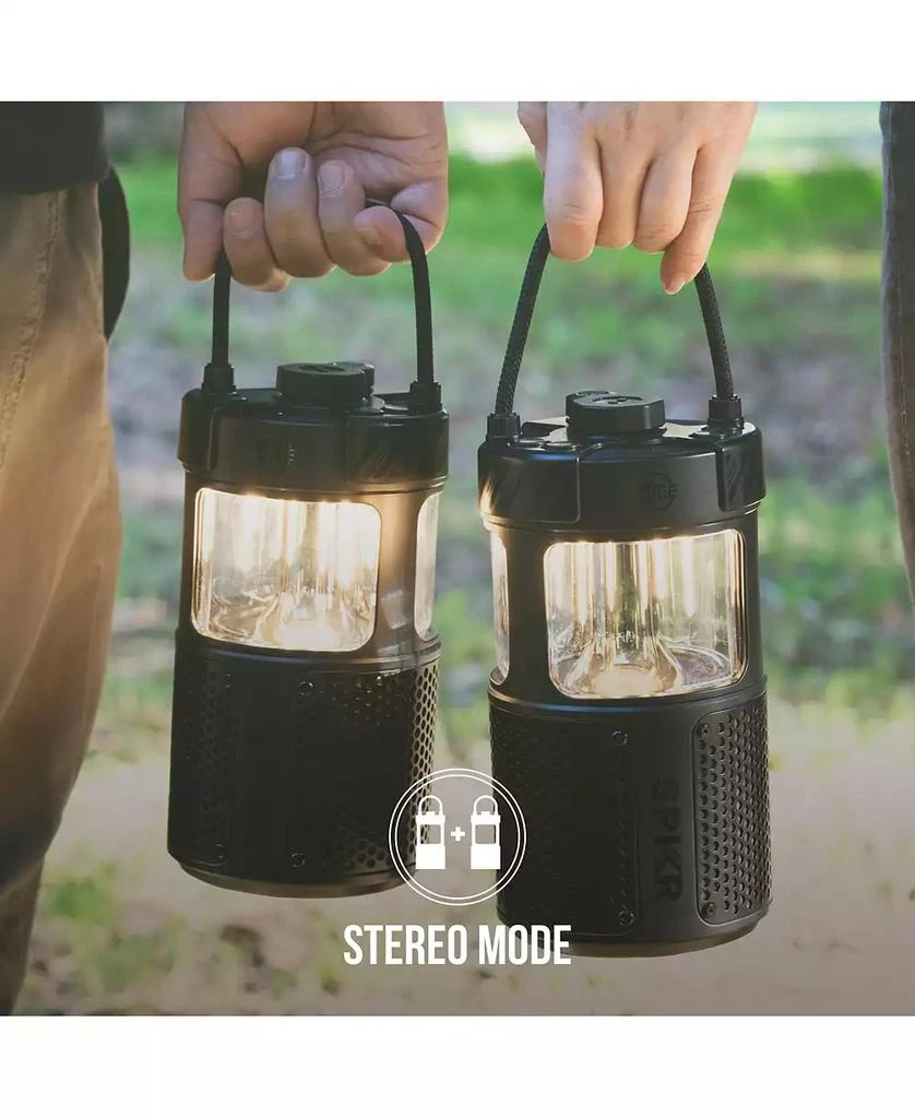MEE Audio lightSPKR Bluetooth Wireless Speaker w/ Camping Lantern 5