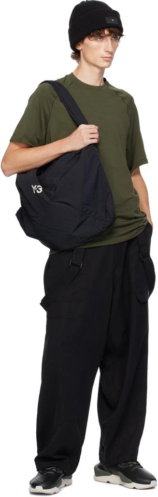 Y-3 Khaki Run T-shirt 4