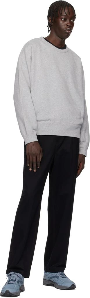 REIGNING CHAMP Gray Midweight Terry Standard Crewneck Sweatshirt 4