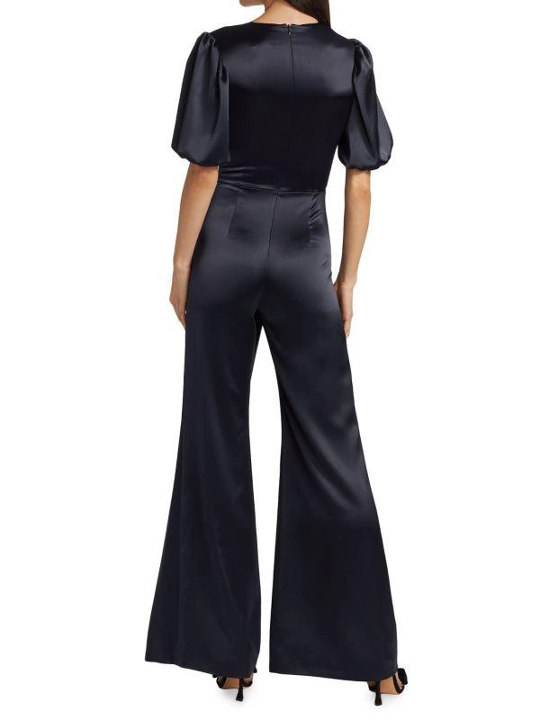Galvan Eden Tie-Waist Wide-Leg Jumpsuit 2