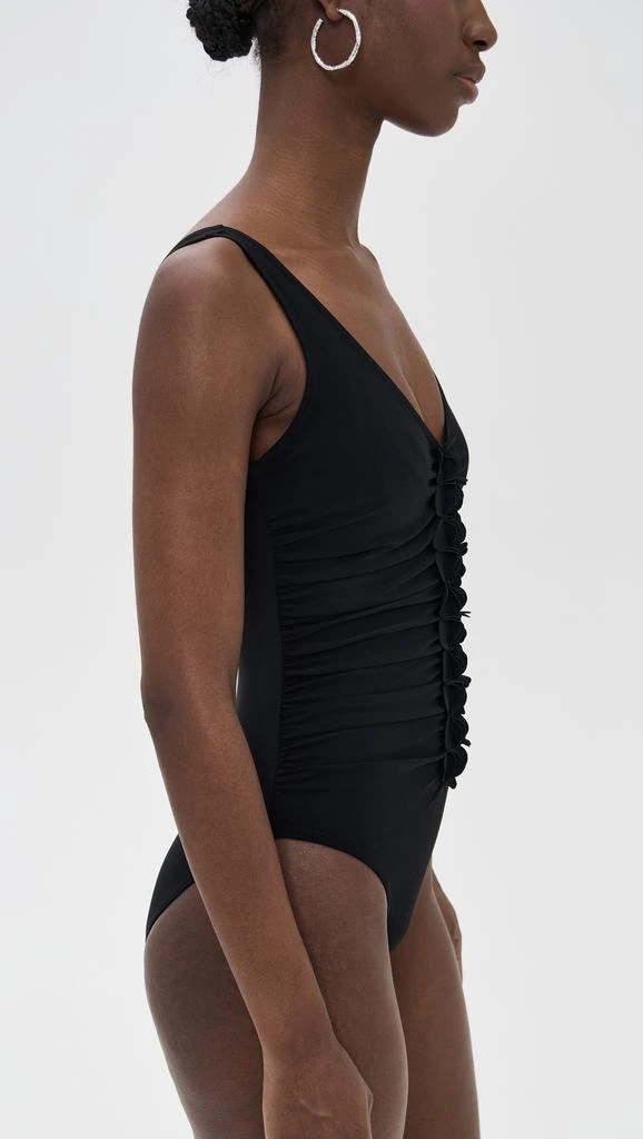 Karla Colletto Tess V Neck Silent Underwire Tank One Piece 3
