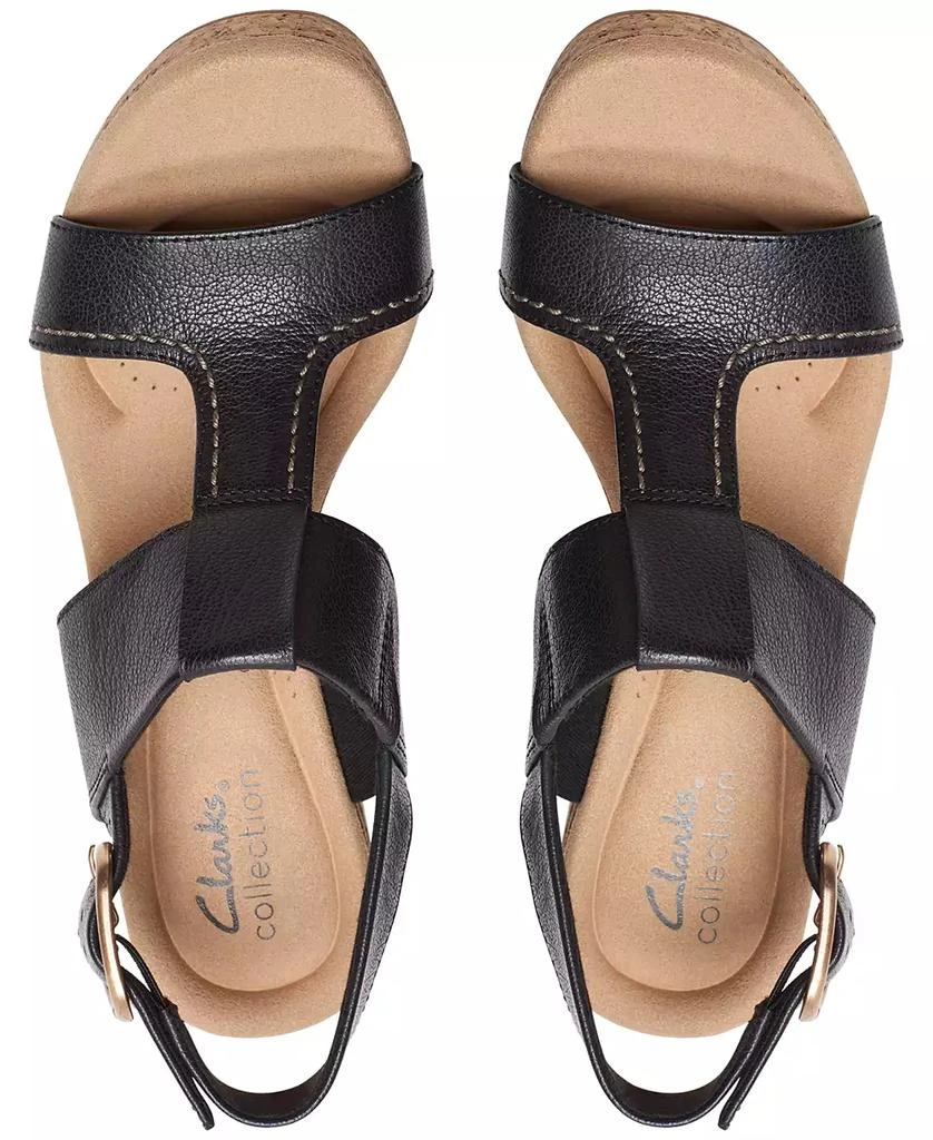 Clarks Giselle Style Wedge Heel Platform Sandals 4