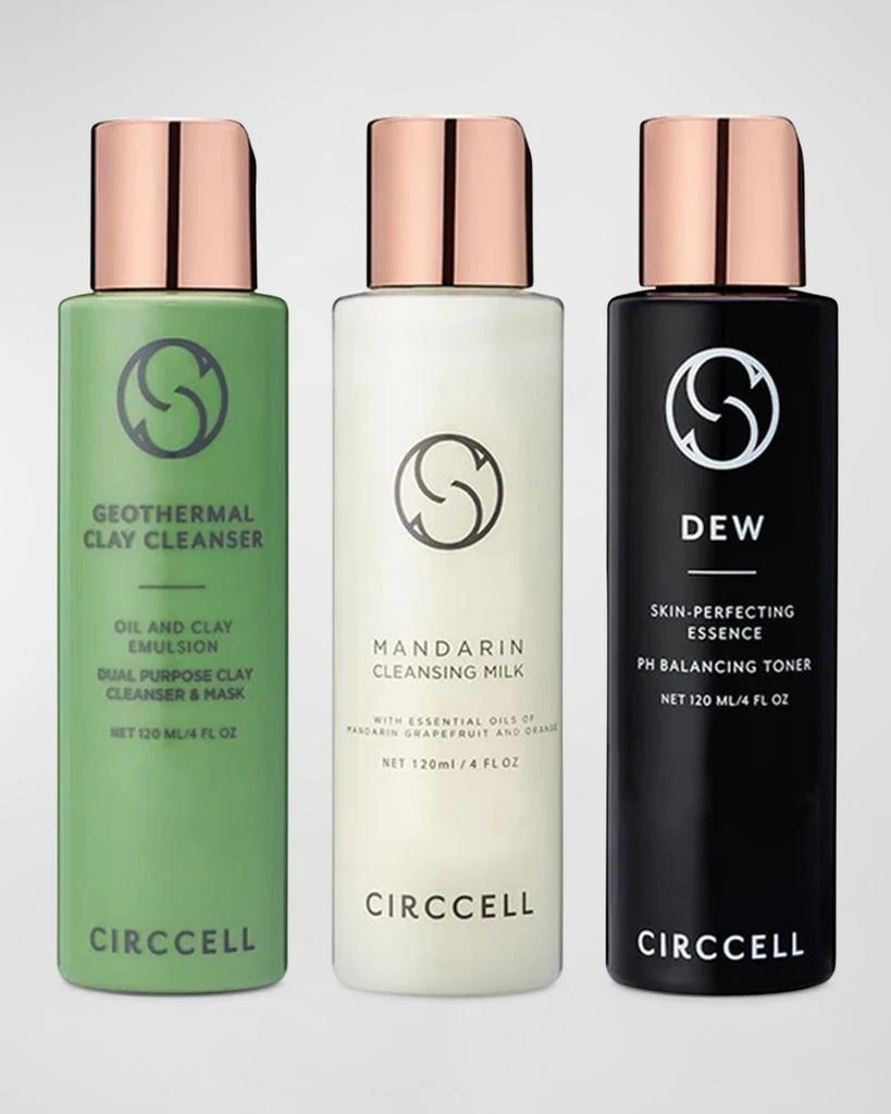 Circcell Skincare Daily Basics Trio, 3 x 4 oz.