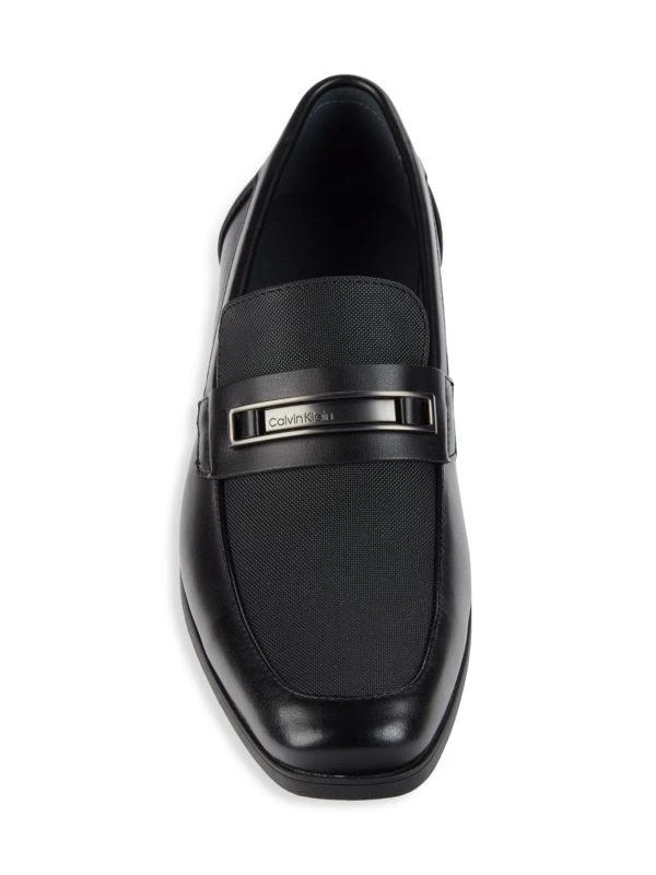 Calvin Klein Jameson Leather Bit Loafers 5