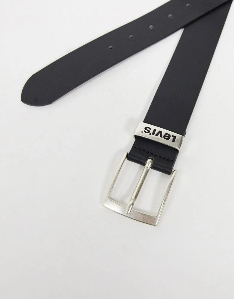 Levi's Levi's new ashland leather belt in black 2