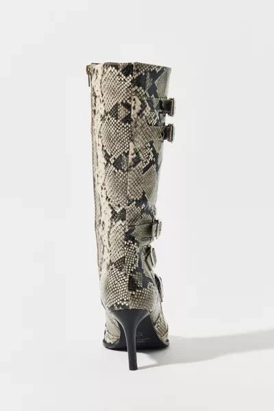 Urban Outfitters UO Billie Buckle Snakeskin Boot 4