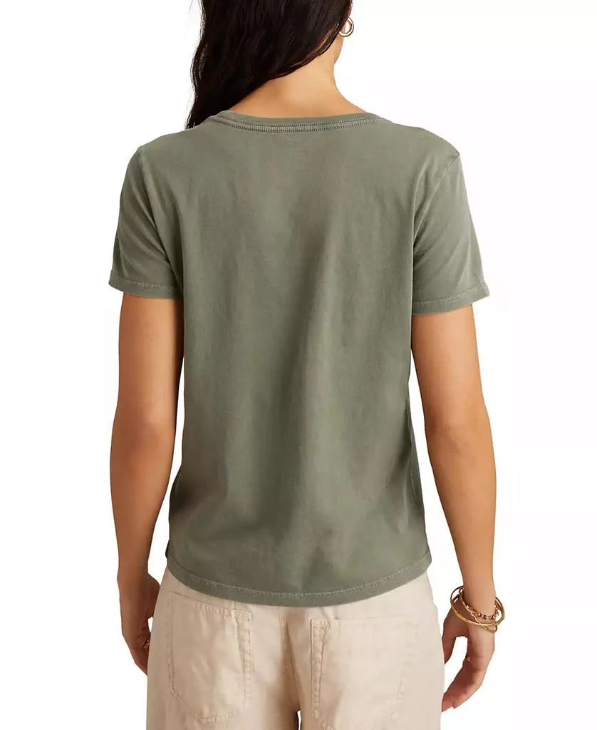 Lucky Brand Women's Fender Guitar Palms Cotton Classic Crewneck T-Shirt 4