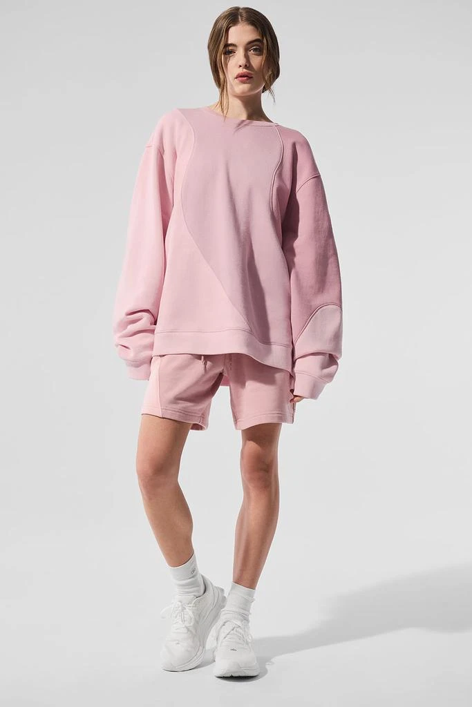 Alo 7" Make Waves Short - Sunset Pink Tonal 4