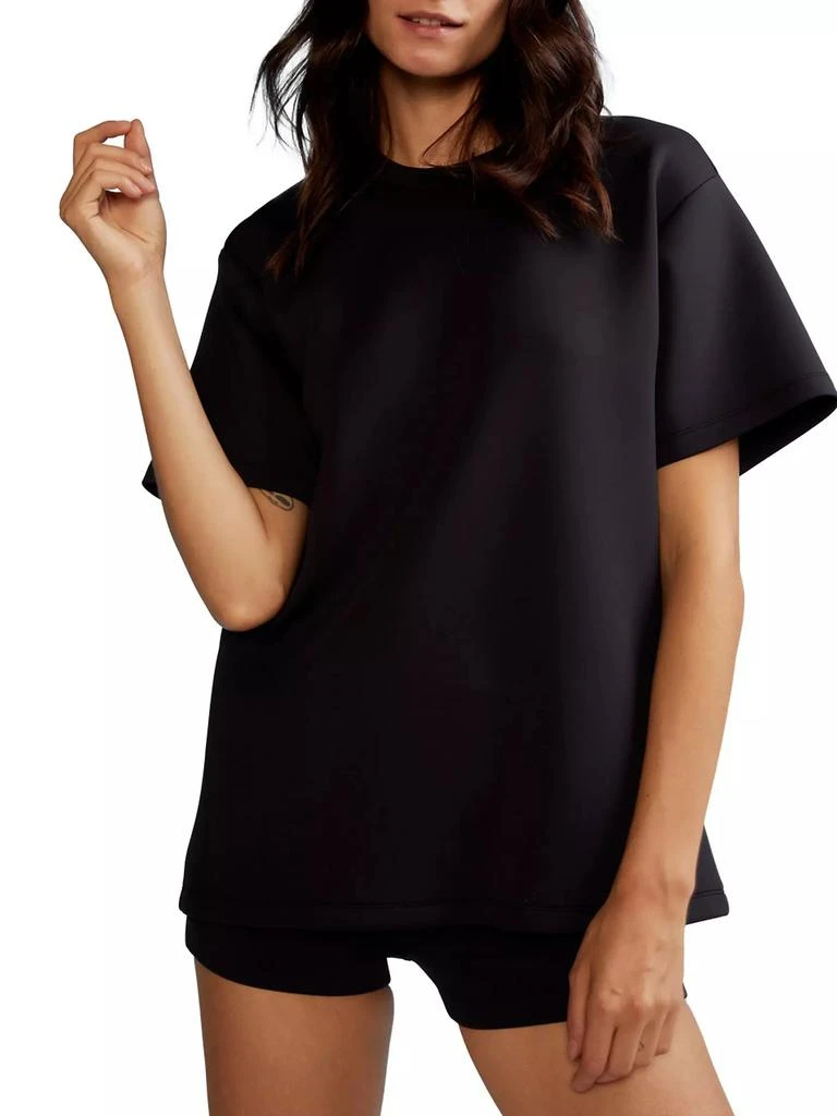 Cynthia Rowley Bonded Relaxed-Fit T-Shirt 1