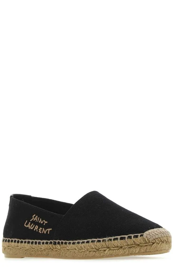 Yves Saint Laurent Saint Laurent Logo Embroidered Slip-On Espadrilles 2