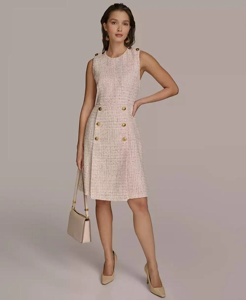 Donna Karan Women's Tweed A-Line Dress 1