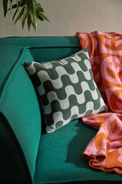 Urban Outfitters Squiggle Throw Pillow 1