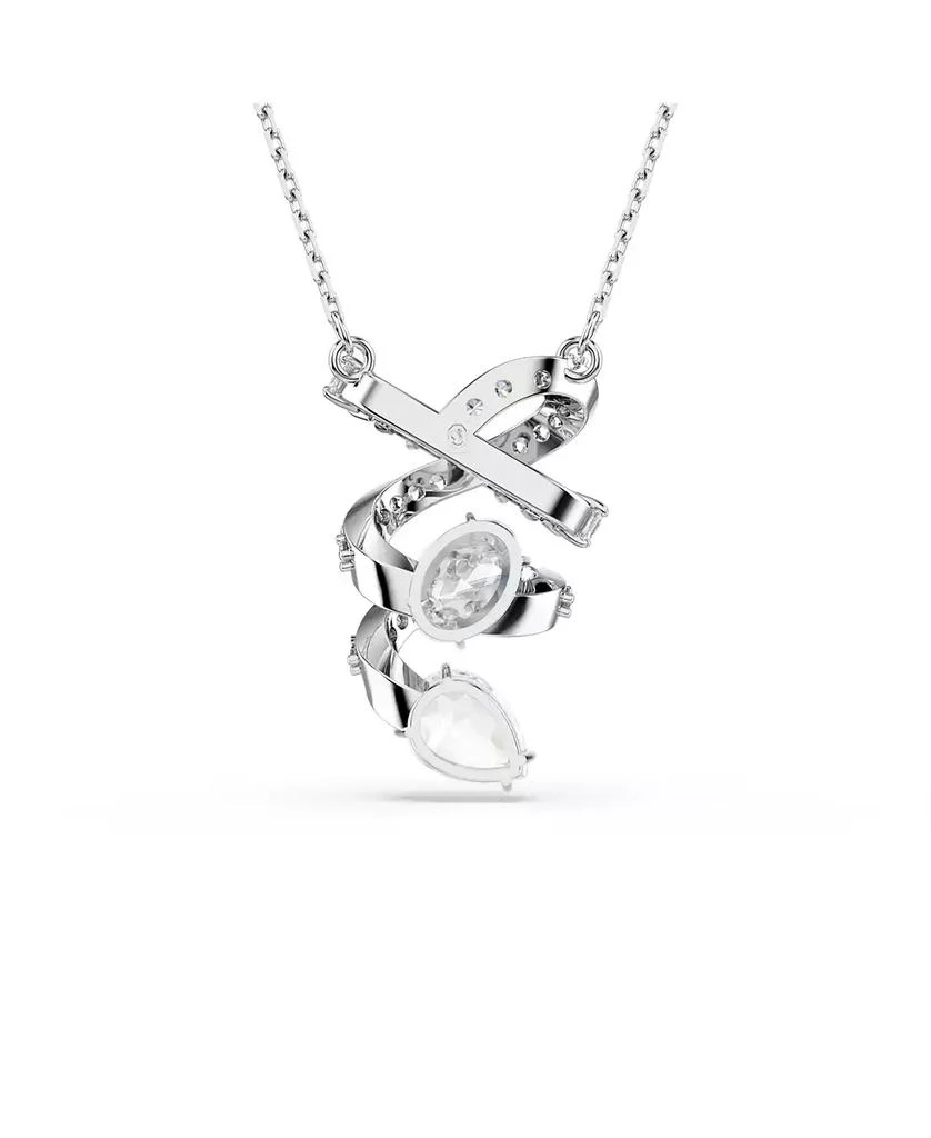 Swarovski Hyperbola Mixed Pendant Cuts, White, Rhodium Plated Necklace 4