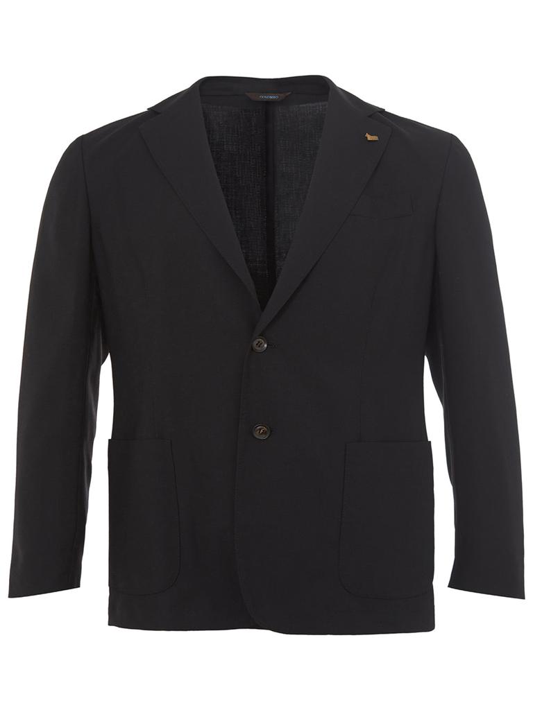 COLOMBO Black jacket in Cashmere Due Bottoni Colombo