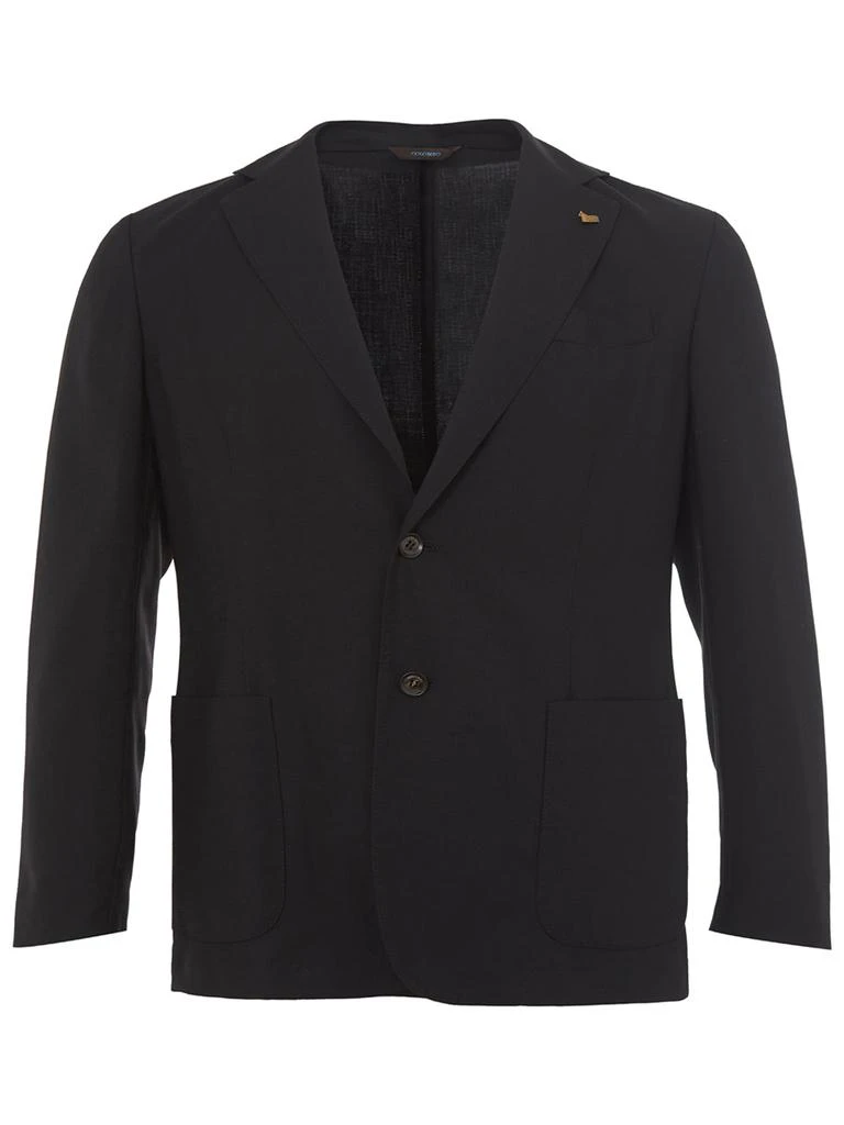 COLOMBO Black jacket in Cashmere Due Bottoni Colombo 1