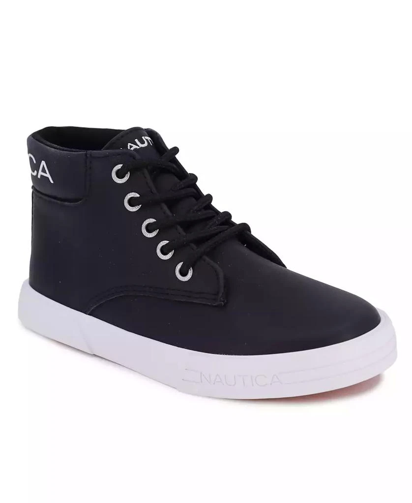 Nautica Big Boys Wharf Harbour Padded Collar Casual High-top Sneaker 1